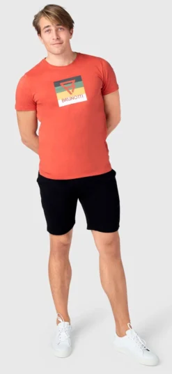 T-Shirt Brunotti Men Tim-Print Terra Cotta -The North Kleding Winkel 4 2211100131 2554 6 2048x