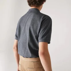 Polo Lacoste Men L1264 Classic Fit Gevlamd Grijs -The North Kleding Winkel 4 L1264 E8G 24203