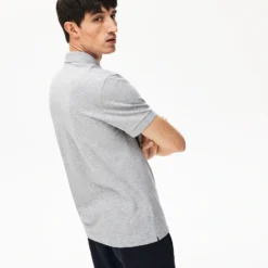 Polo Lacoste Men PH5522 Regular Fit Paris Grijs Melange -The North Kleding Winkel 4 PH5522 CCA 24203