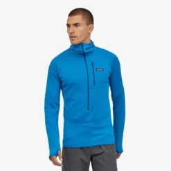 Trui Patagonia Men R1 PO Hoody Black -The North Kleding Winkel 4 WBF20 44427 BLK KT1