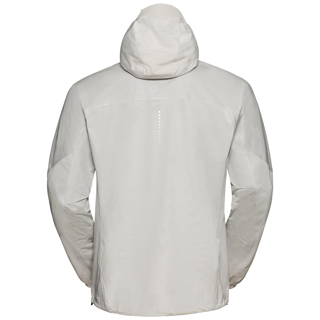 Hardloopjack Odlo Men Jacket Zeroweight Waterproof Odlo Silver Grey Lounge Lizard 3 Hardloopjack Odlo Men Jacket Zeroweight Waterproof Odlo Silver Grey Lounge Lizard - Afbeelding 2