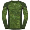 Ondershirt Odlo Men BL Top Crew Neck LS Blackcomb Eco Lime Green Space Dye 2 Ondershirt Odlo Men BL Top Crew Neck LS Blackcomb Eco Lime Green Space Dye -The North Kleding Winkel 430394