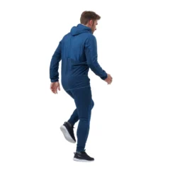Hardloopjack Odlo Men Jacket Run Easy S-Thermic Blue Wing Teal -The North Kleding Winkel 457306