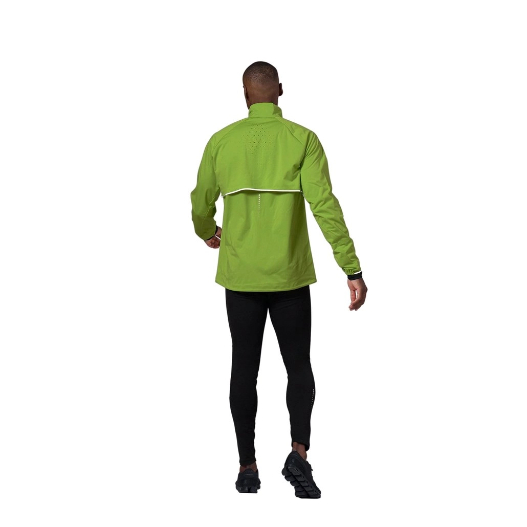 Hardloopjack Odlo Men Jacket Zeroweight Pro Warm Lime Green Black 6 Hardloopjack Odlo Men Jacket Zeroweight Pro Warm Lime Green Black - Afbeelding 4