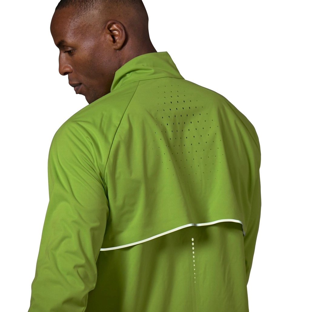 Hardloopjack Odlo Men Jacket Zeroweight Pro Warm Lime Green Black 7 Hardloopjack Odlo Men Jacket Zeroweight Pro Warm Lime Green Black - Afbeelding 5