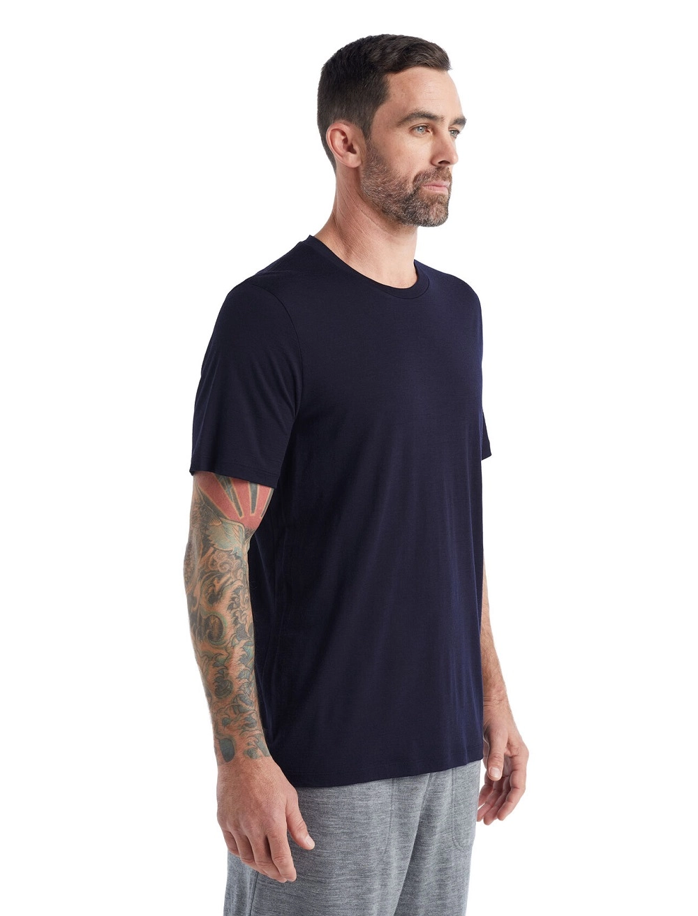 T-Shirt Icebreaker Men Tech Lite II SS Tee Midnight Navy 7 T-Shirt Icebreaker Men Tech Lite II SS Tee Midnight Navy - Afbeelding 5