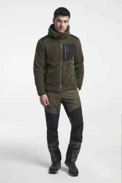 Vest Tenson Men Himalaya Teddy Zip Olive -The North Kleding Winkel 5 5017413680 3