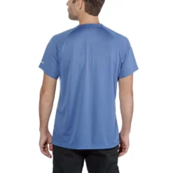 T-Shirt Carhartt Men Fishing S/S Inf. Blue Heather -The North Kleding Winkel 5 EU 103570 445 AVB