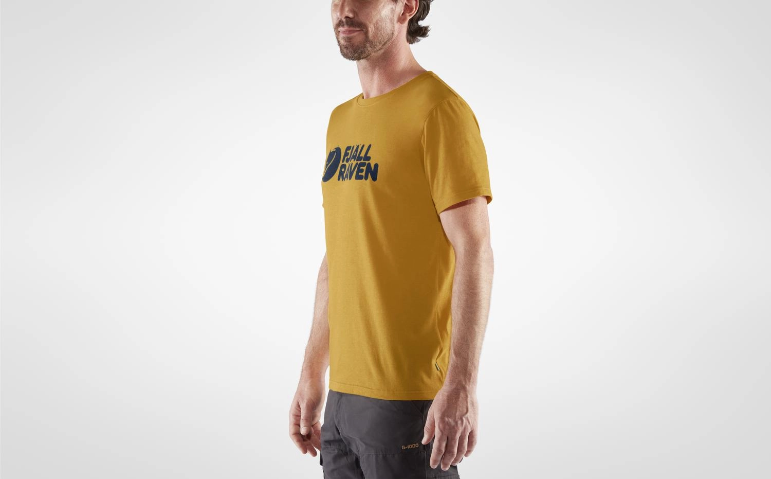 T-Shirt Fjallraven Men Logo Dark Olive 7 T-Shirt Fjallraven Men Logo Dark Olive - Afbeelding 5