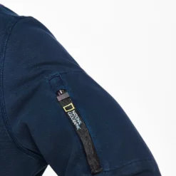 Trui National Geographic Men Garment Dyed Hoodie Navy -The North Kleding Winkel 50116 632 176