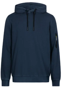 Trui National Geographic Men Garment Dyed Hoodie Navy