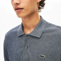 Polo Lacoste Men L1264 Classic Fit Gevlamd Grijs -The North Kleding Winkel 6 L1264 E8G 24205