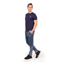 T-Shirt Puma Men ACTIVE Small Logo Tee Blue -The North Kleding Winkel 6 pumapum 586725 06modelshot03