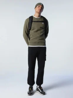 Trui North Sails Men Crewneck Sweatshirt Logo Ivy Green -The North Kleding Winkel 691028 0436 3