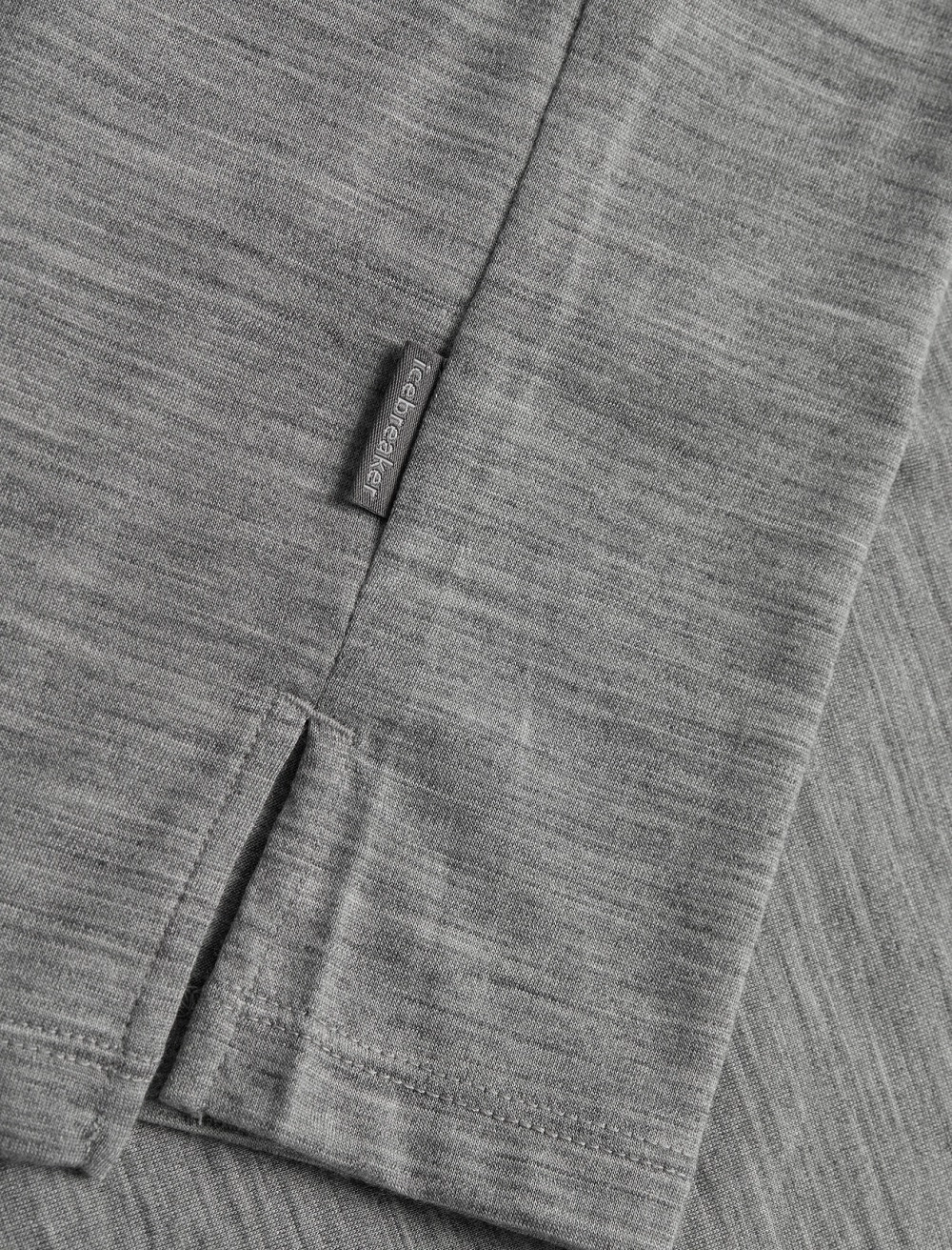 Longsleeve Icebreaker Men Sphere II LS Tee Metro Heather 9 Longsleeve Icebreaker Men Sphere II LS Tee Metro Heather - Afbeelding 7