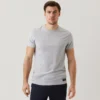 Bjorn Borg T-Shirt Björn Borg Men Tee Centre Light Grey Melange -The North Kleding Winkel 9999 1434 90741 full 1 1