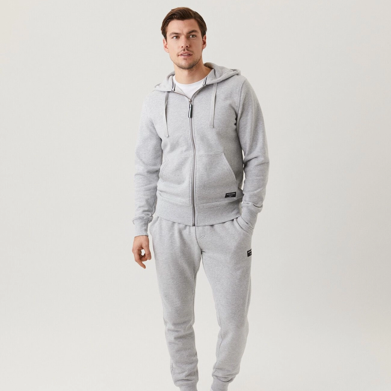 Bjorn Borg Vest Björn Borg Men Zip Hood Centre Grijs 7 Bjorn Borg Vest Björn Borg Men Zip Hood Centre Grijs - Afbeelding 5