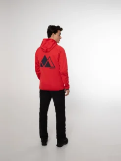 Vest Protest Men Acidil Full Zip Hoody Mars Red -The North Kleding Winkel Acidil 3