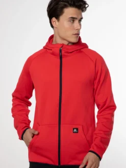 Vest Protest Men Acidil Full Zip Hoody Mars Red -The North Kleding Winkel Acidil 6