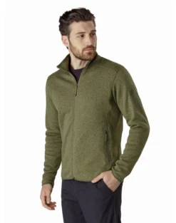 Vest Arc'teryx Men Covert Cardigan Black Heather -The North Kleding Winkel Covert Cardigan Arbour Heather Front View