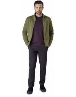 Vest Arc'teryx Men Covert Cardigan Black Heather -The North Kleding Winkel Covert Cardigan Arbour Heather Full Body