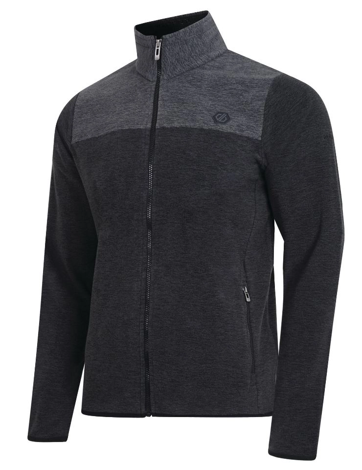 Vest Dare2B Men Foretold Fleece Black Charcoal 4 Vest Dare2B Men Foretold Fleece Black Charcoal - Afbeelding 2