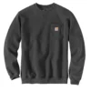 Trui Carhartt Men Crewneck Pocket Sweatshirt Carbon Heather -The North Kleding Winkel EU 103852 026 F