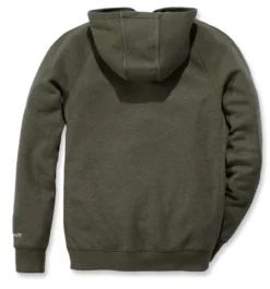 Trui Carhartt Men Delmont Graphic Hooded Sweatshirt Moss Heather -The North Kleding Winkel EU 103873 387 B