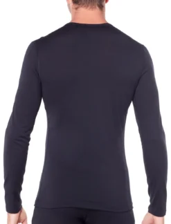 Ondershirt Icebreaker Mens 200 Oasis LS Crewe Black -The North Kleding Winkel FW18 MEN 200 OASIS LS CREWE 104365001 3
