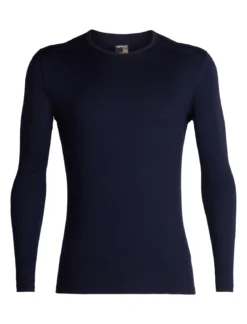 Ondershirt Icebreaker Mens 200 Oasis LS Crewe Midnight Navy