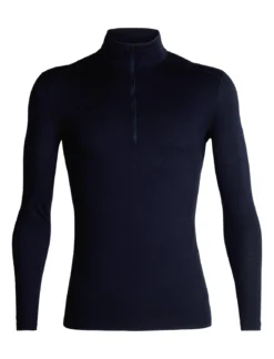 Ondershirt Icebreaker Mens 200 Oasis LS Half Zip Midnight Navy