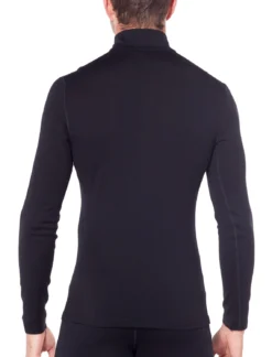 Ondershirt Icebreaker Mens 260 Tech LS Half Zip Black -The North Kleding Winkel FW18 MEN 260 TECH LS HALF ZIP 104372001 3