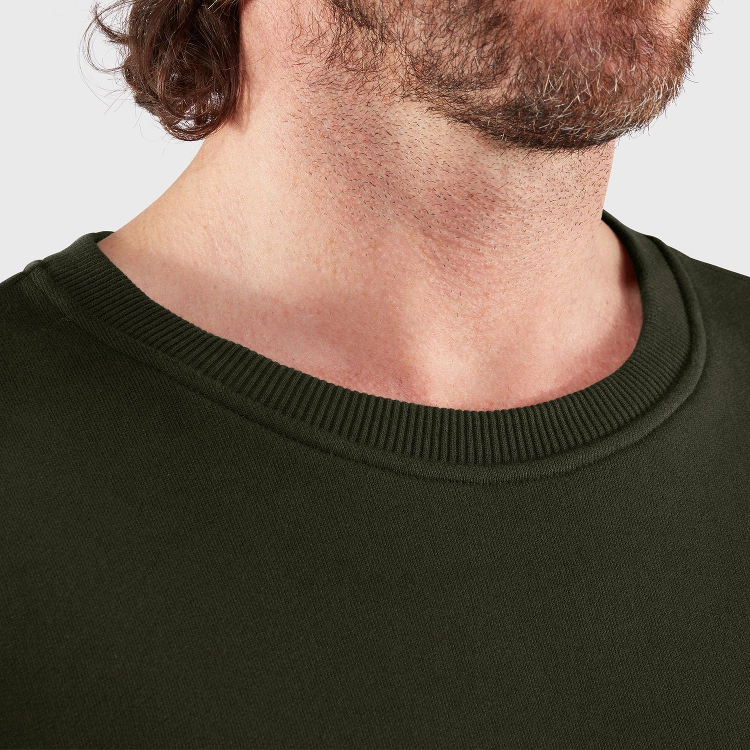 Fjallraven Trui Fjällräven Men Logo Sweater M Deep Forest 6 Fjallraven Trui Fjällräven Men Logo Sweater M Deep Forest - Afbeelding 4