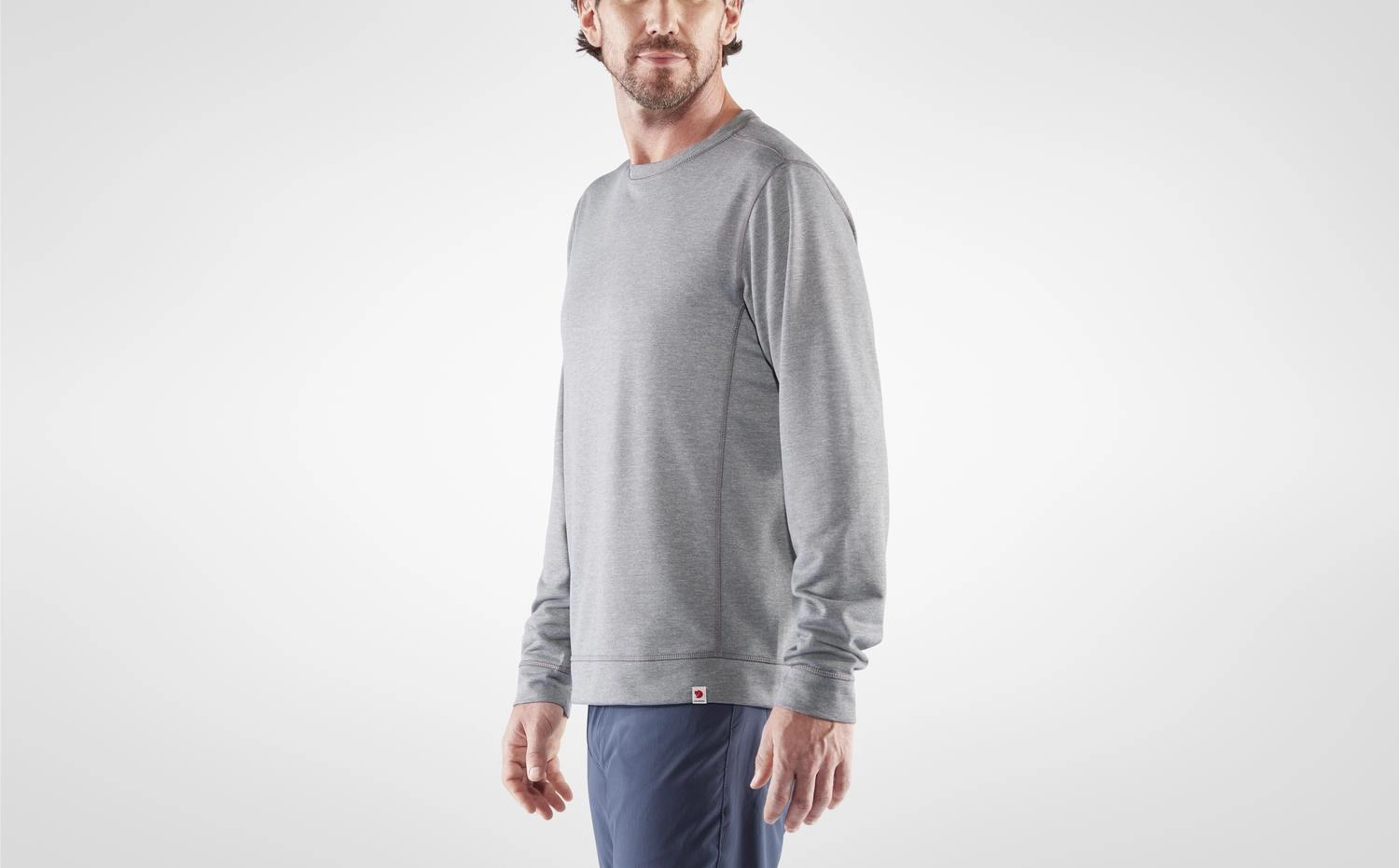 Trui Fjallraven Men High Coast Lite Sweater Grey 7 Trui Fjallraven Men High Coast Lite Sweater Grey - Afbeelding 5