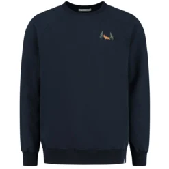 Trui Blue Loop Men Blue Fleece Bear Sweater Dress Blue