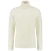 Trui Blue Loop Men Essential Cable Sweater White -The North Kleding Winkel M TNS004 22 B101