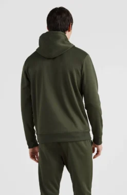 ONeill Trui O'Neill Men Rutile Hoodie Fleece Forest Night -The North Kleding Winkel N2350003 16028 02 MODEL