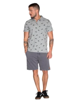 Polo Protest Men Spare Dark Grey Melee -The North Kleding Winkel Protest Spare Dark Grey Melee 3