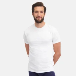 T-Shirt Bamboo Basics Men Ruben Optical White (2-Delig) -The North Kleding Winkel RUBEN 002 front