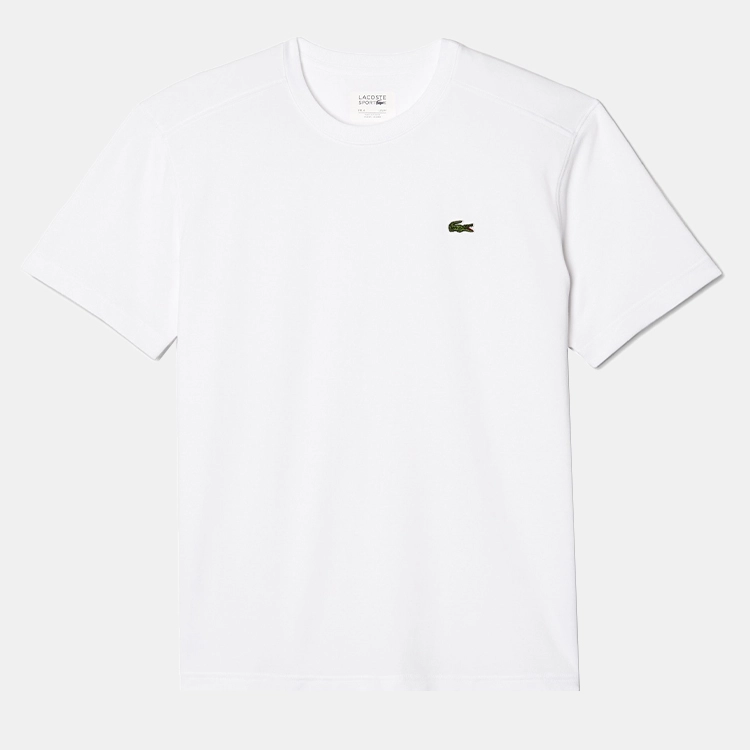 T-Shirt Lacoste Crew Neck White 8 T-Shirt Lacoste Crew Neck White - Afbeelding 6