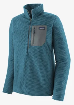 Trui Patagonia Men R1 Air Zip Neck Wavy Blue
