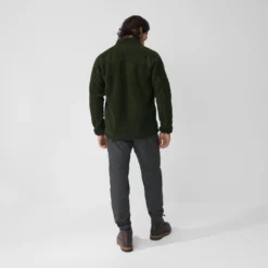 Vest Fjallraven Men Vardag Pile Fleece Deep Forest -The North Kleding Winkel Vardag Pile Fleece M 84158 662 D MODEL FJR
