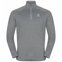 Longsleeve Odlo Men Mid Layer 1/2 Zip Berra Light Grey Melange