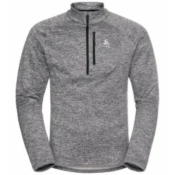 Longsleeve Odlo Men Mid Layer 1/2 Zip Tencia Grey Melange