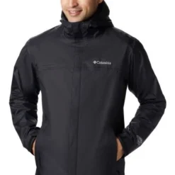 Jas Columbia Men Watertight II Black -The North Kleding Winkel columbia watertight ii jacket 15338980102028229