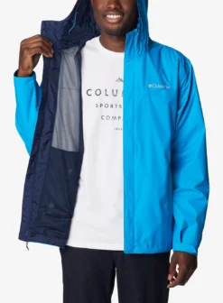 Jas Columbia Men Watertight II Compass Blue -The North Kleding Winkel columbia watertight ii jacket compass blue 717 0986