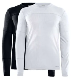 Ondershirt Craft Men Core 2-Pack Baselayer Tops M Black-White