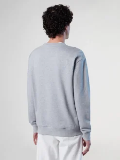 Trui North Sails Men Crewneck Sweatshirt With Graphic Grey Melange -The North Kleding Winkel hi res 691069 0926 msback1 750x