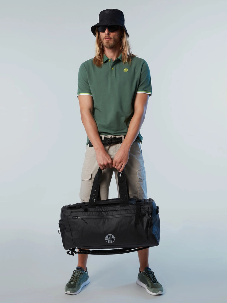 Polo North Sails Men SS Polo With Logo Military Green 4 Polo North Sails Men SS Polo With Logo Military Green - Afbeelding 2