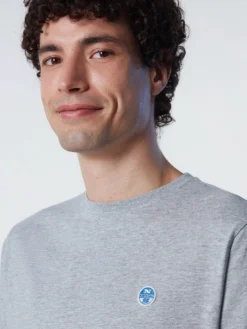 T-Shirt North Sails Men SS T-Shirt With Logo Grey Melange 10 T-Shirt North Sails Men SS T-Shirt With Logo Grey Melange -The North Kleding Winkel hi res 692812 0926 det2 750x